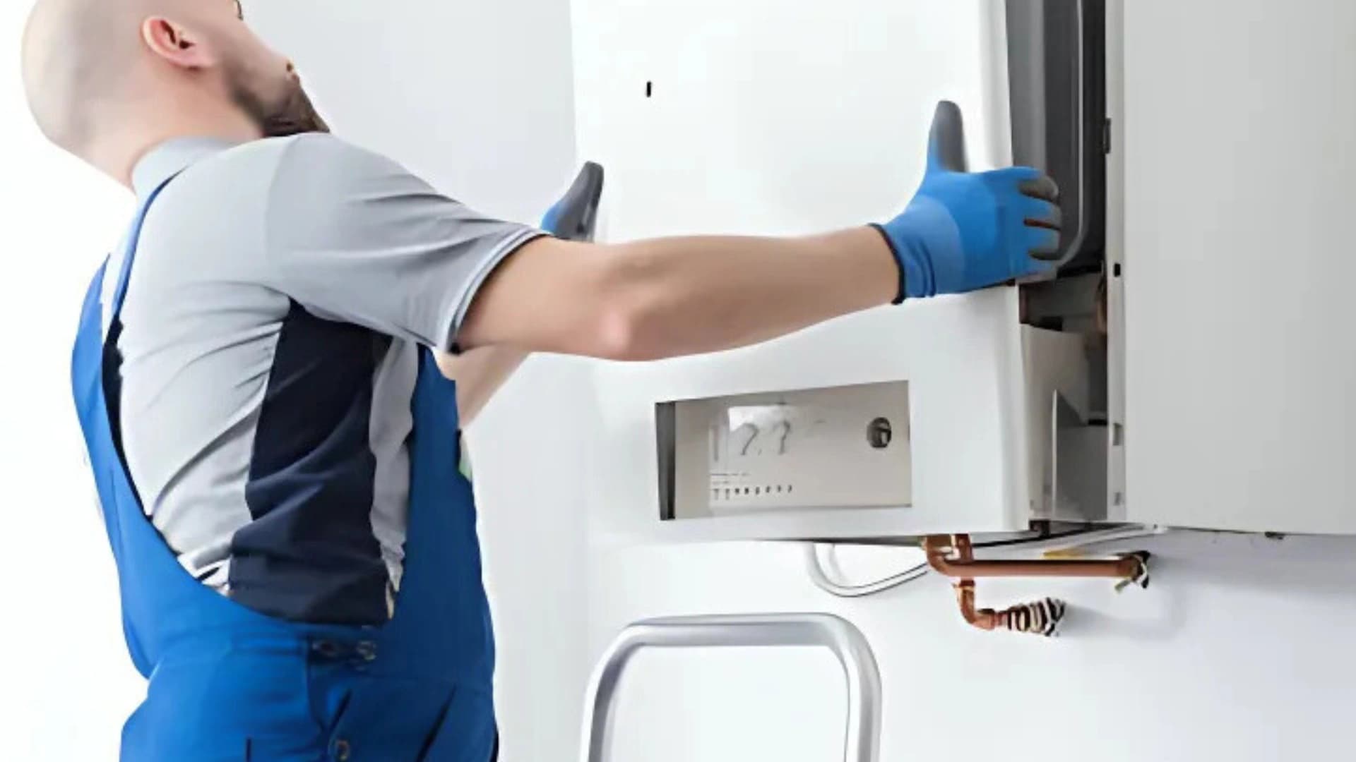 Professional heating installation